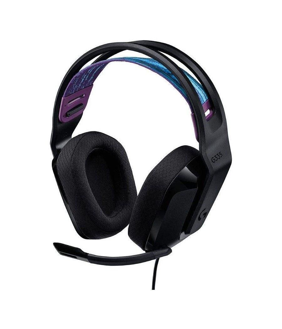 Auriculares Gaming con Micrófono Logitech G335/ Jack 3.5/ Negros - Imagen 1