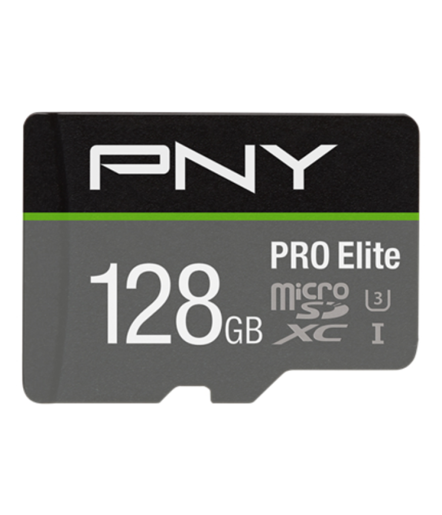 Micro sd pny 128gb elite uhs-i c10 microsdxc