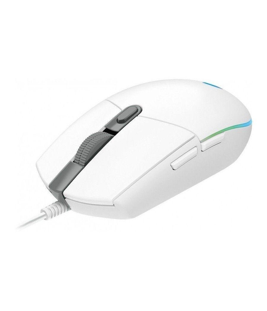 Ratón Gaming Logitech G102 Lightsync/ Hasta 8000 DPI/ Blanco - Imagen 3