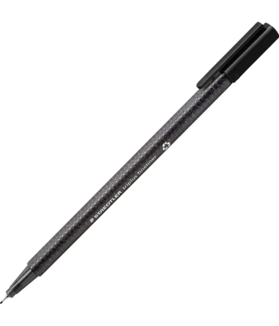 Rotulador triplus fineliner 334 eco edition negro staedtler 334 r-9