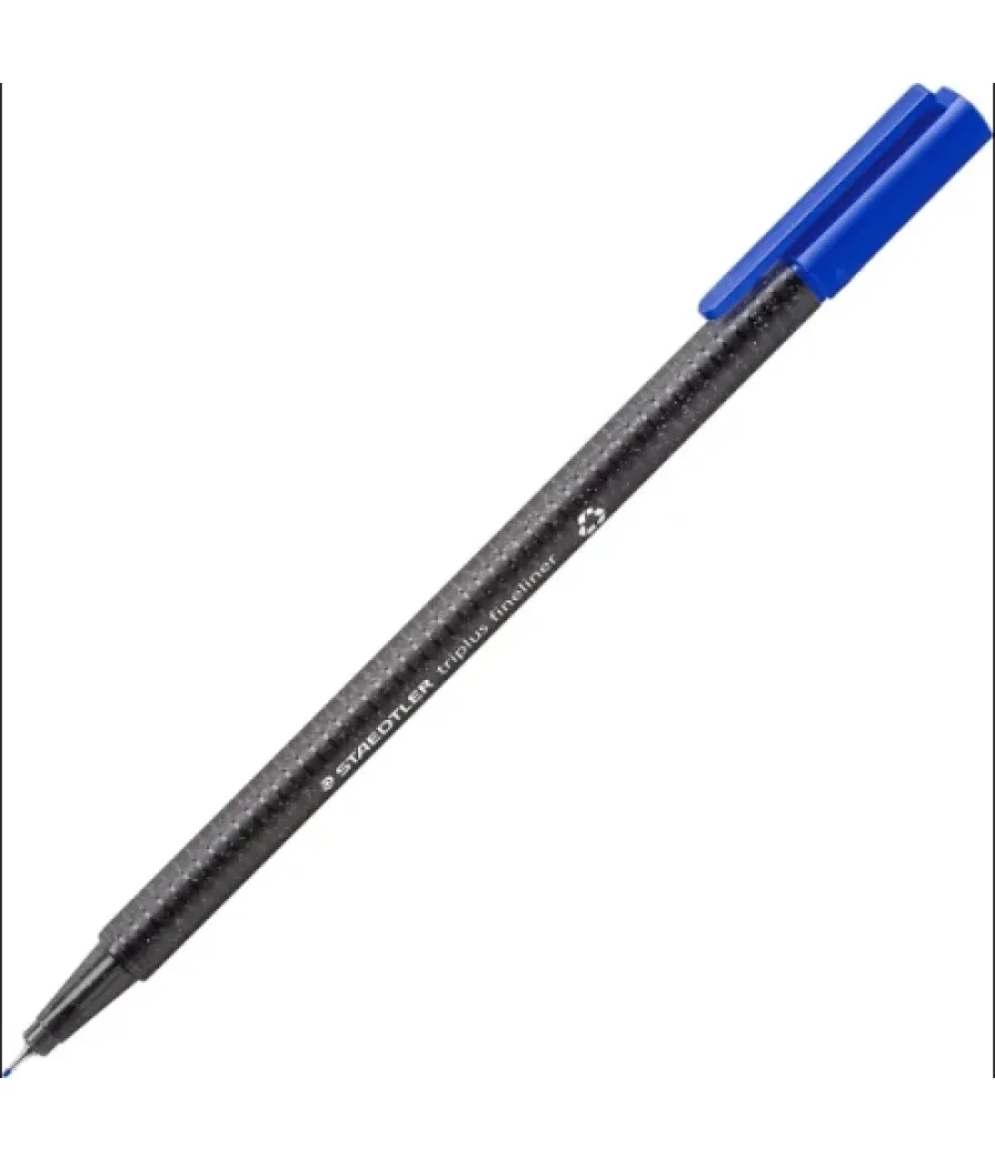 Rotulador triplus fineliner 334 eco edition azul staedtler 334 r-3