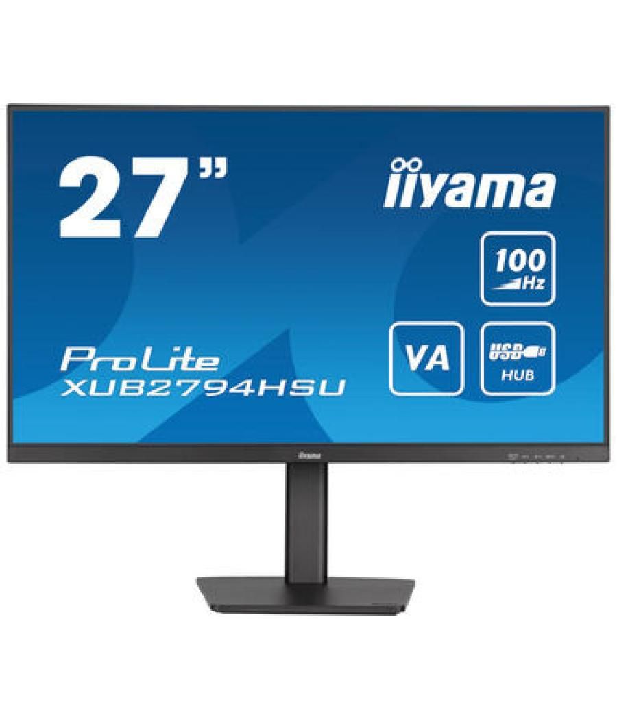 Iiyama prolite xub2794hsu-b6 pantalla para pc 68,6 cm (27") 1920 x 1080 pixeles full hd negro