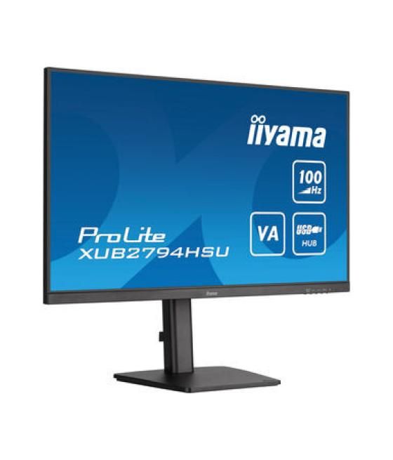 Iiyama prolite xub2794hsu-b6 pantalla para pc 68,6 cm (27") 1920 x 1080 pixeles full hd negro