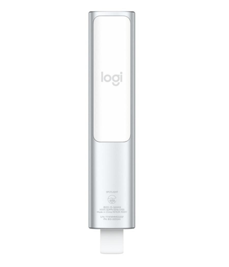 Logitech Spotlight apuntador inalámbricos Bluetooth/RF Plata