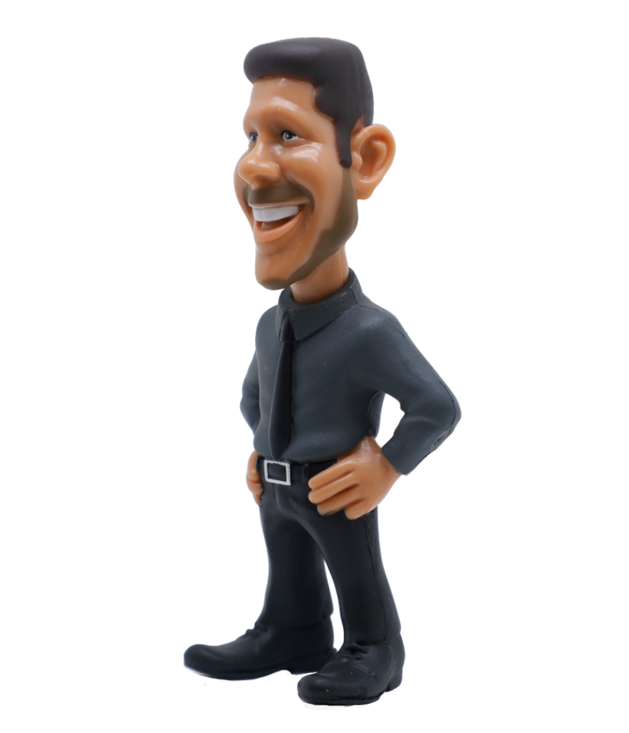 Figura minix futbol atlético de madrid simeone 7 cm