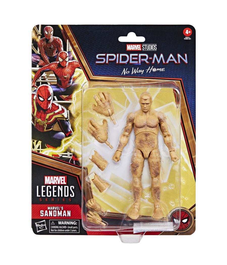 Figura hasbro marvel legends series spider - man no way home sandman