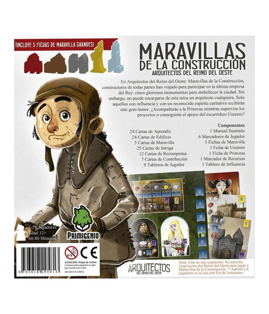 Juego de mesa maravillas de la construccion edad recomendada 12 años