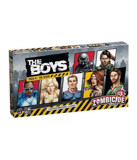 Juego de mesa zombicide 2e: the boys pack 1: the seven edad recomendada 14 años