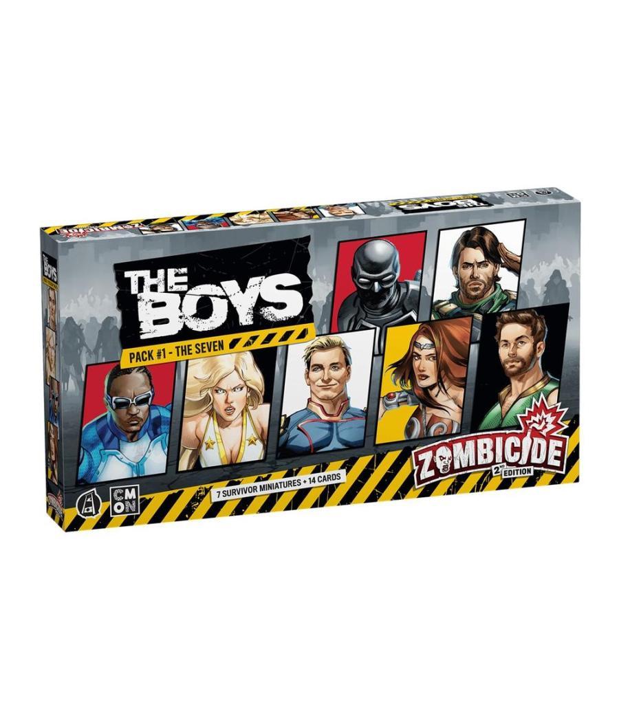 Juego de mesa zombicide 2e: the boys pack 1: the seven edad recomendada 14 años