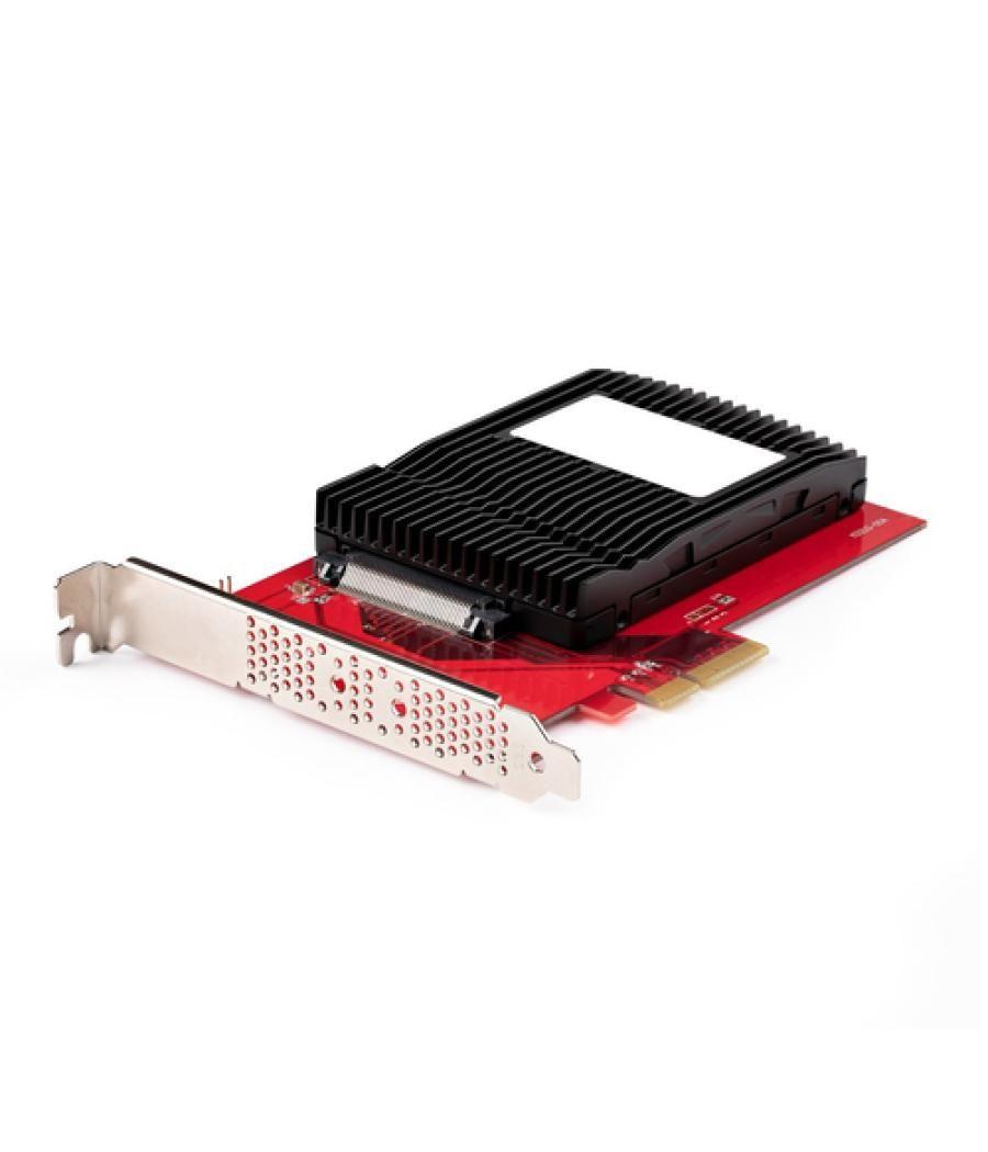 StarTech.com Tarjeta Adaptador U.3 a PCIe - Adaptador PCIe 4.0 x4 para SSDs U.3 NVMe de 2,5" - Tarjeta de Expansión PCI Express 