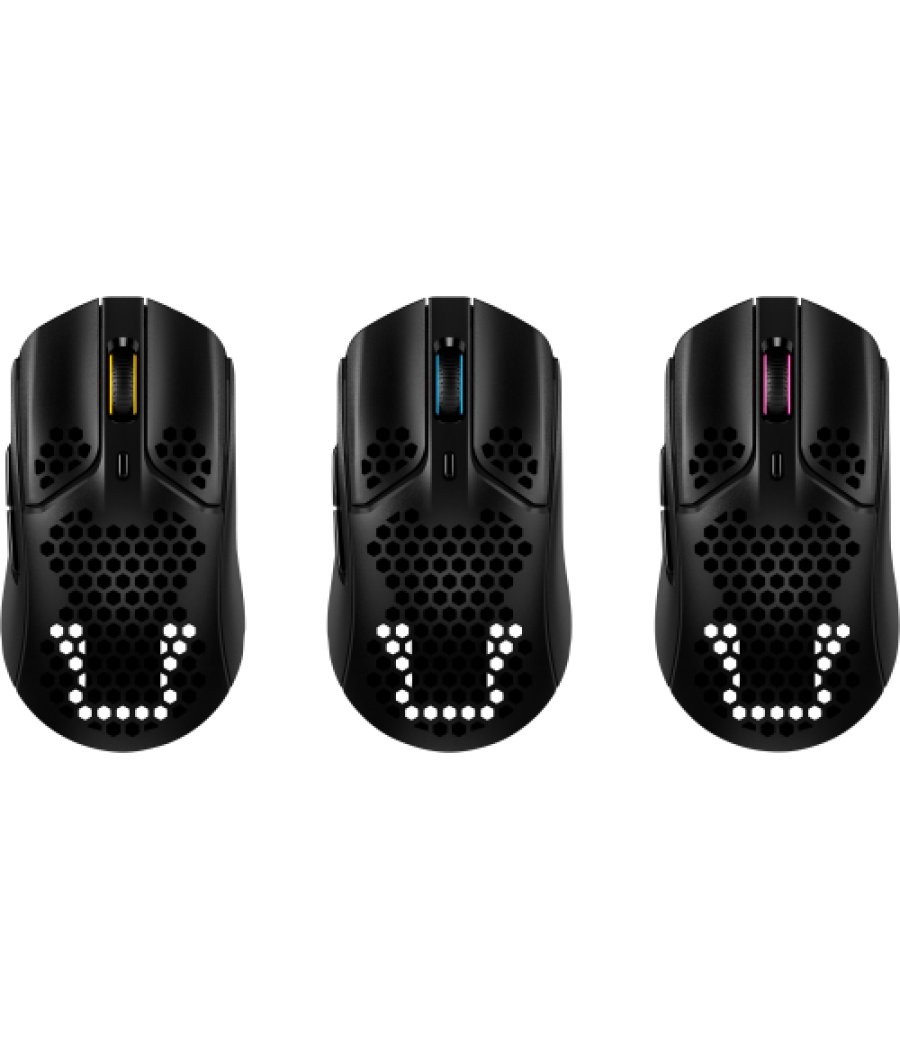 Hyperx ratón pulsefire haste - ratón inalámbrico gaming (negro)