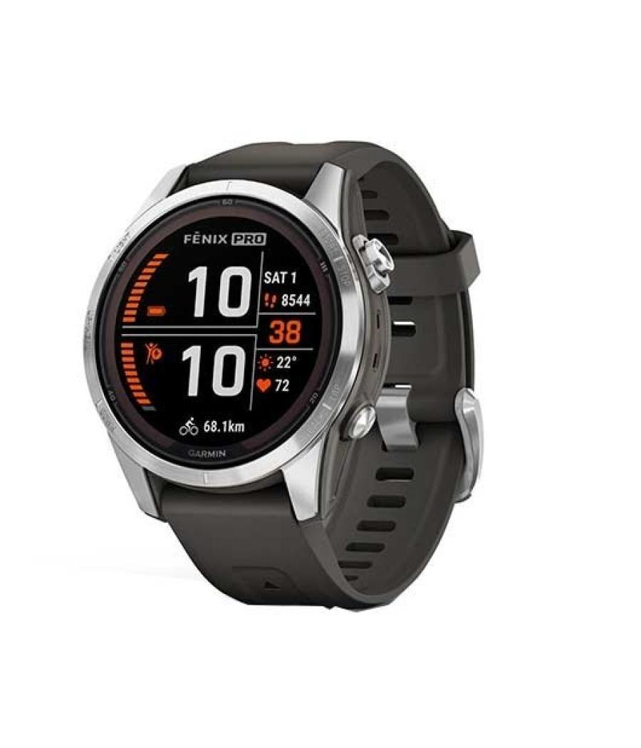 Smartwatch garmin gps fenix 7s pro solar silver-gr