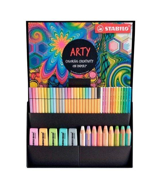 Stabilo set creativo arty pastel estuche 50 ud c/surtidos