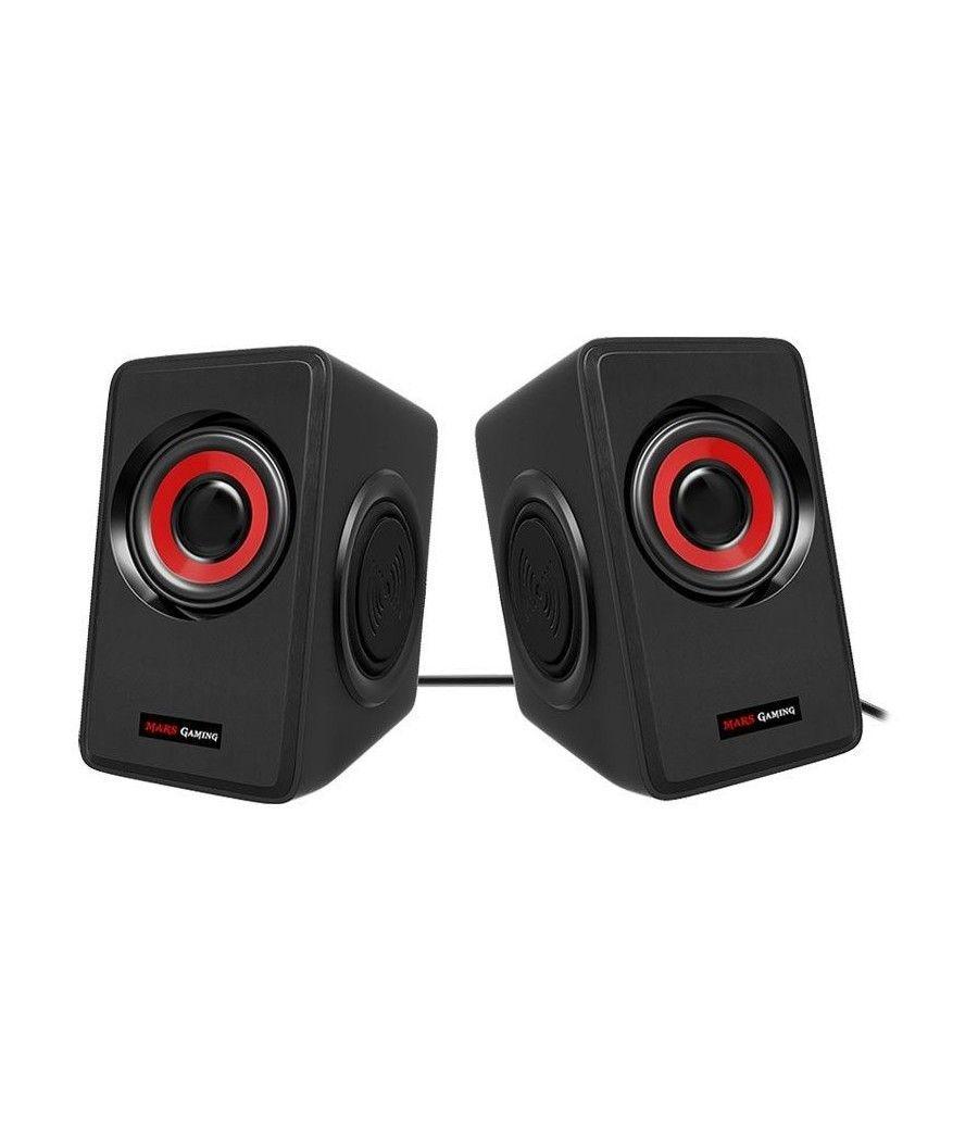 Altavoces Mars Gaming MS1/ 10W/ 2.0/ Rojos - Imagen 1