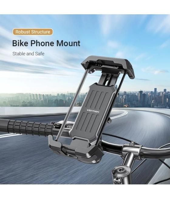 Soporte de smartphone para bici vention ksfb0/ negro