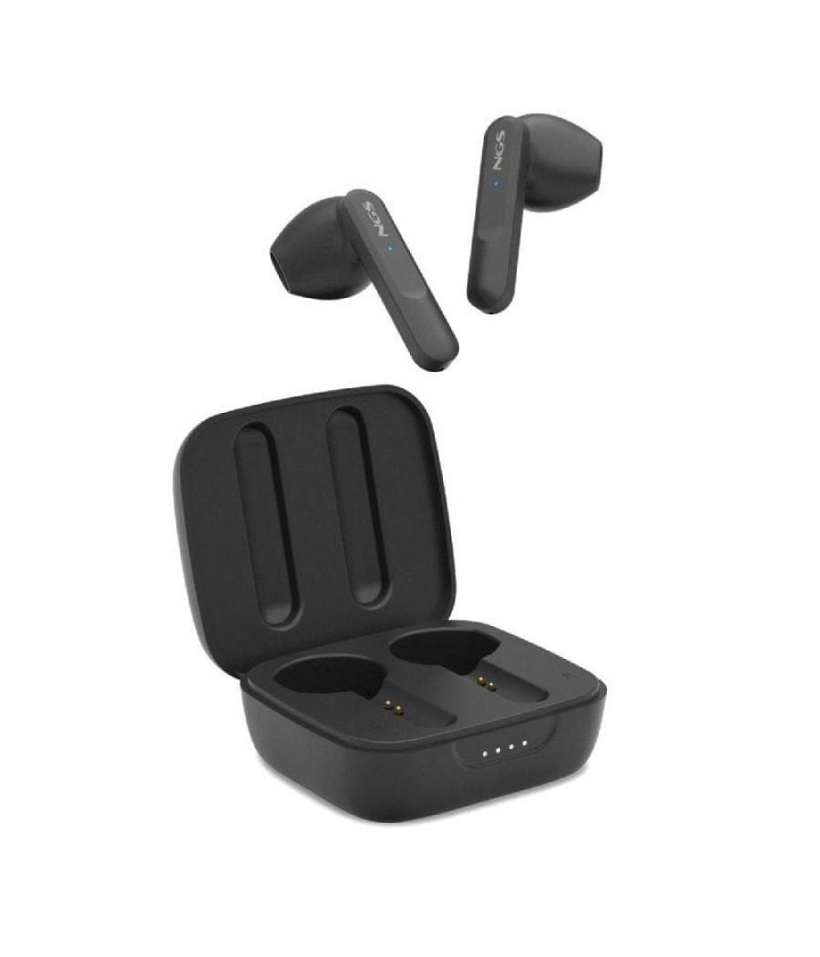 Auriculares bluetooth ngs ártica move con estuche de carga/ autonomía 7h/ negros