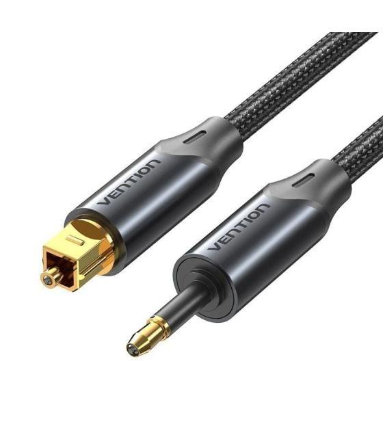 Cable de audio de fibra óptica vention bkcbg/ 1.5m/ negro