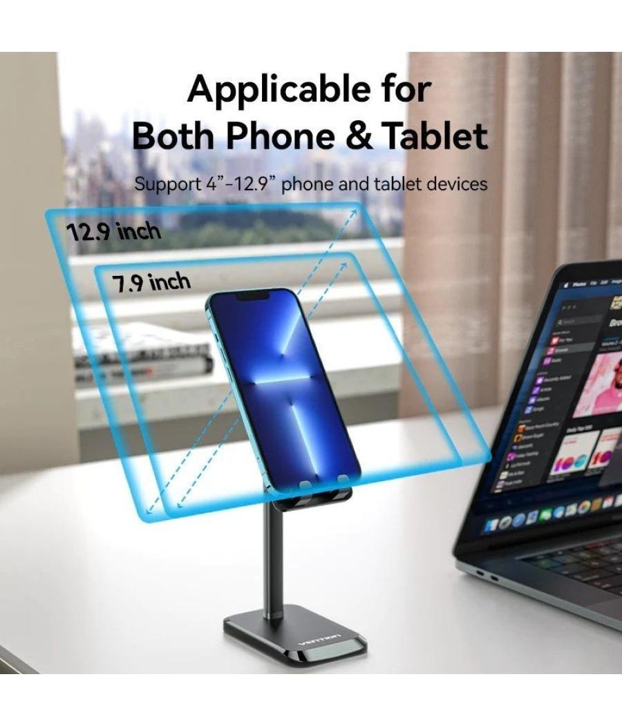 Soporte para smartphone/tablet vention kcqw0/ blanco