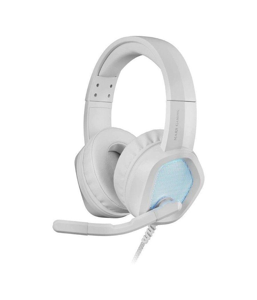 Auriculares Gaming con Micrófono Mars Gaming MH320/ Jack 3.5/ Blancos - Imagen 1