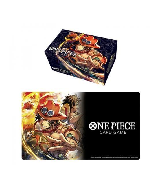 Tapete y caja de almacenamiento one piece portgas d ace