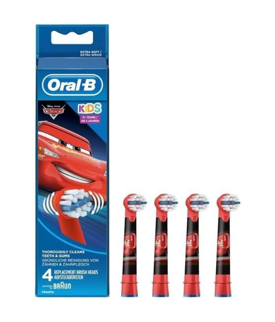 Cabezal de recambio braun para cepillo braun oral-b de cabezal redondo o trizone/ pack 4 uds