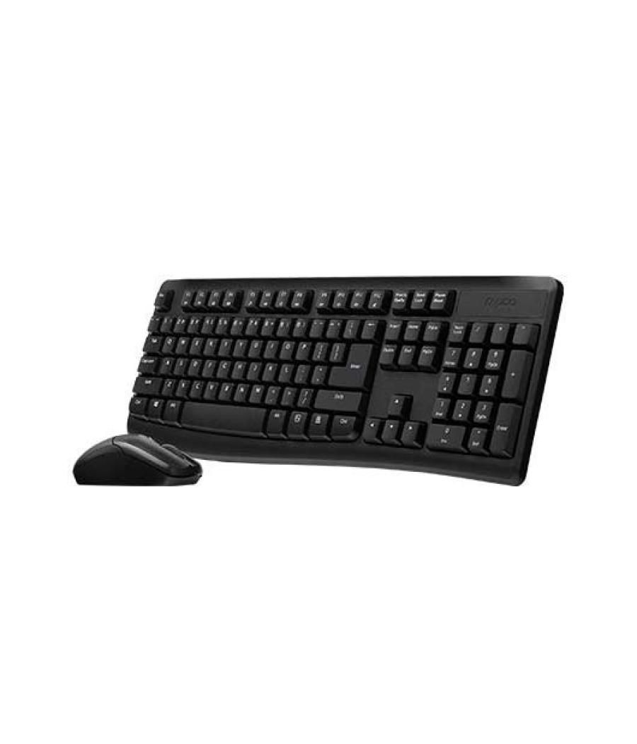 Pack raton+teclado rapoo x1800pro black