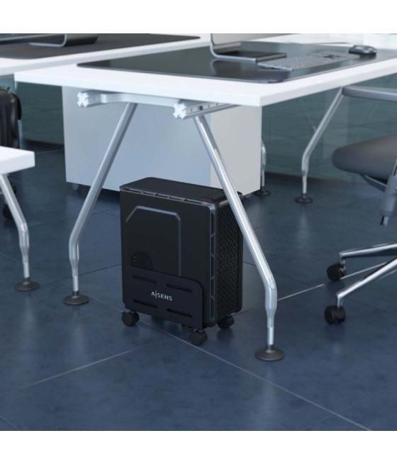 Soporte de suelo con ruedas aisens mpc06-207 para pc/ hasta 10kg