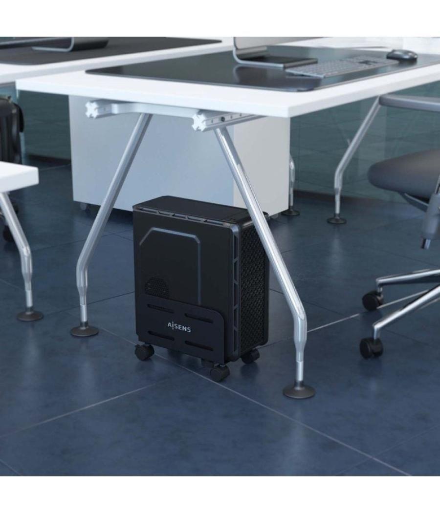Soporte de suelo con ruedas aisens mpc06-207 para pc/ hasta 10kg