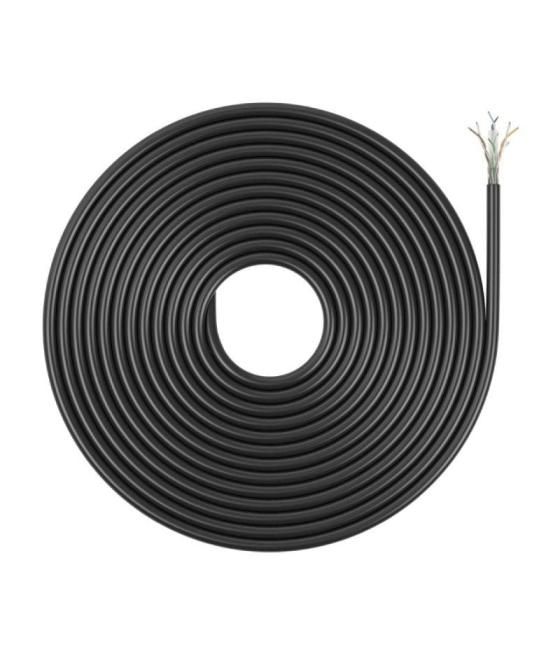 Bobina de cable rj45 para exteriores utp awg23 aisens a135-0751 cat.6/ 305m/ impermeable/ negro