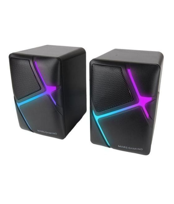 Altavoces mars gaming ms-h/ 10w/ 2.0/ negro