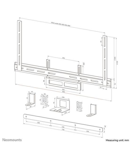 Neomounts kit de vídeobar universal