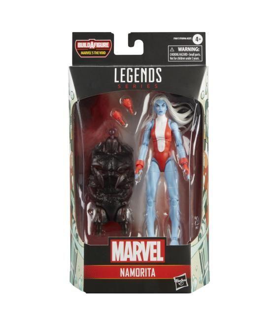 Figura hasbro marvel legends series build a figure marvels the void namorita