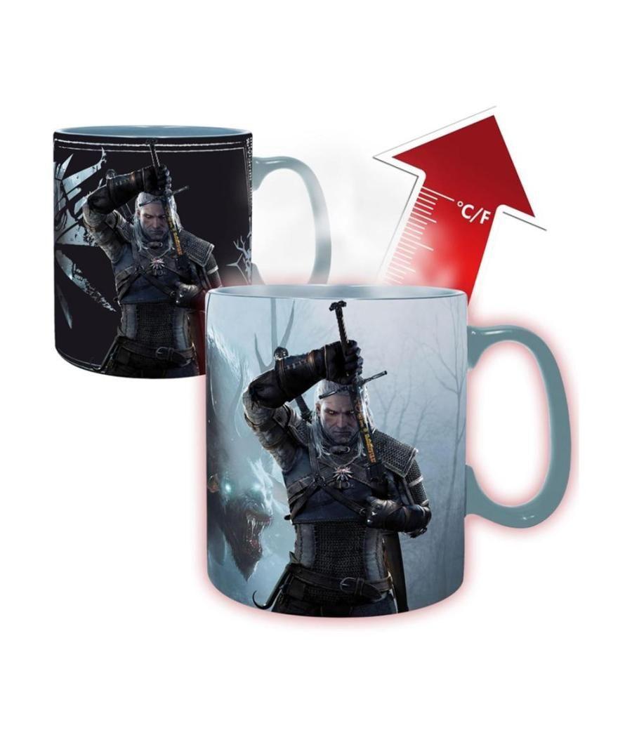 Taza abystyle the witcher geralt & ciri 460 ml