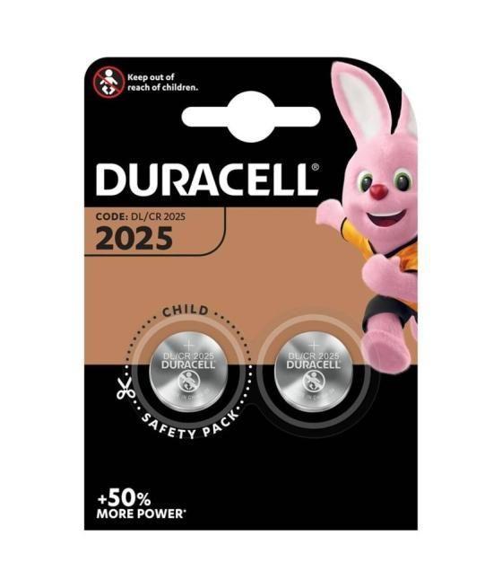 Duracell pilas planas de litio 3v - cr2025 blister 2
