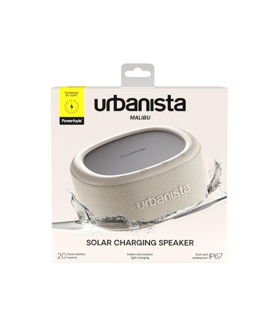 Altavoz solar urbanista malibu bluetooth gris