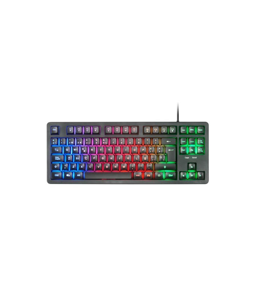 Teclado hibrido mecanico f-rgb mk023es negro mars gaming