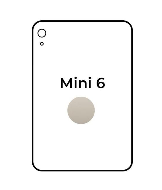 Ipad mini 8.3 2021 wifi/ a15 bionic/ 256gb/ blanco estrella - mk7v3ty/a