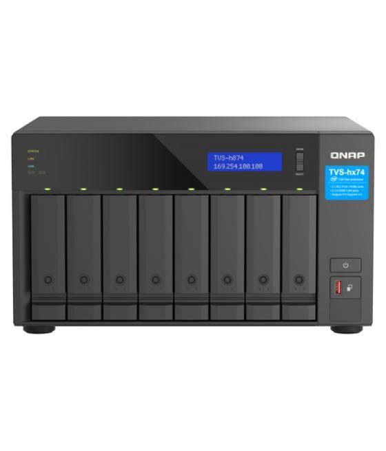 QNAP TVS-h874 NAS Torre Ethernet Negro i5-12400