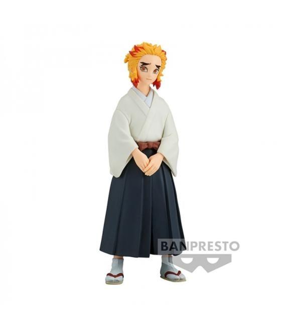 Figura banpresto demon slayer kimetsu no yaiba senjuro rengoku vol.43 15cm