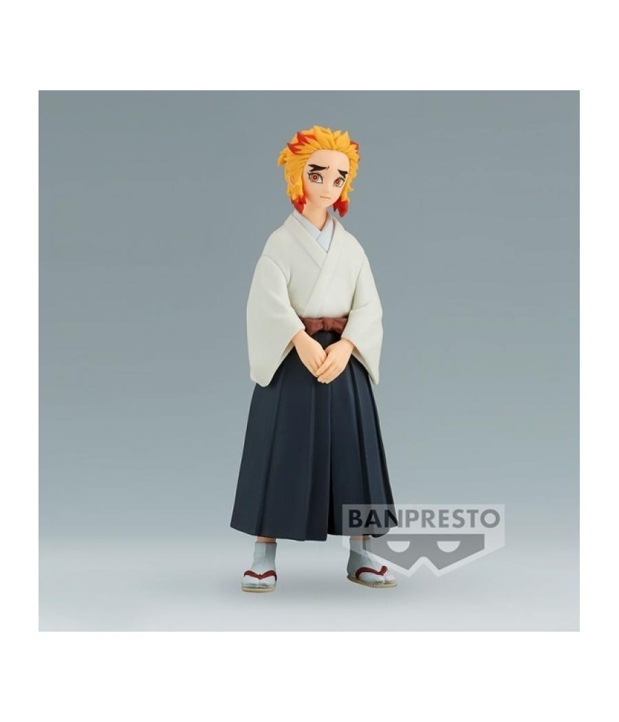 Figura banpresto demon slayer kimetsu no yaiba senjuro rengoku vol.43 15cm