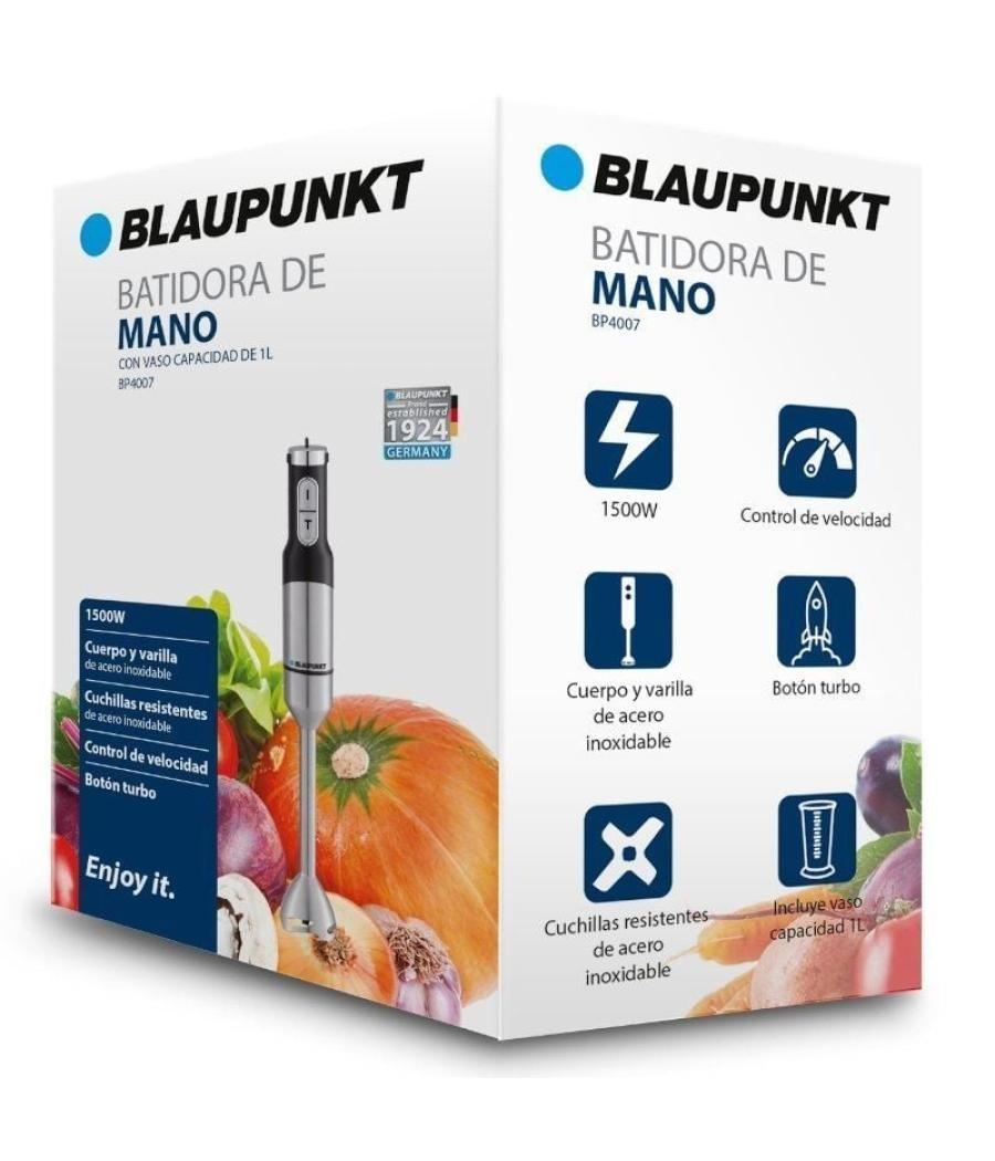 Batidora de mano blaupunkt bp4007/ 1500w/ capacidad 1l