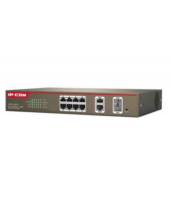 Ip-com networks s3300-10-pwr-m switch gestionado l2 fast ethernet (10/100) gris energía sobre ethernet (poe)