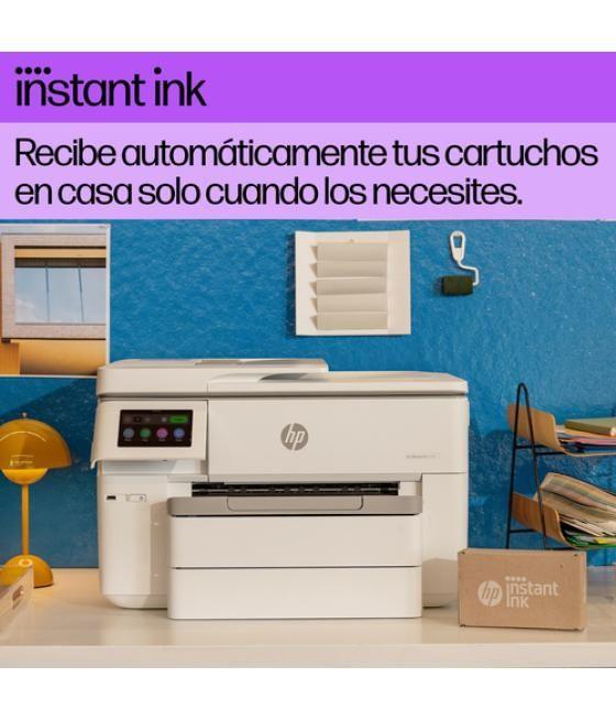 HP OfficeJet Pro Impresora multifunción HP 9730e de formato ancho, Color, Impresora para Oficina pequeña, Impresión, copia, escá