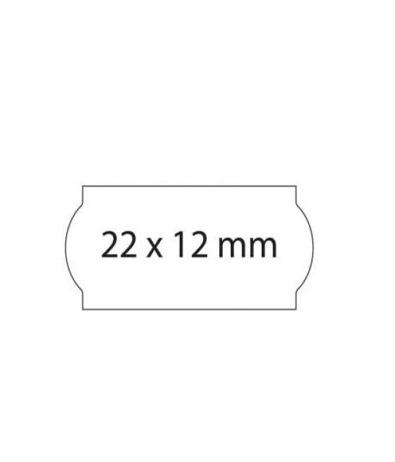 Swing etiquetas adhesivas permanente open para precios 22x12mm rollo 1500 blanco