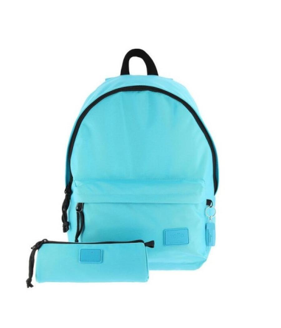 Pack mochila + estuche color azul - kalex totto ma04com093-22100-z95