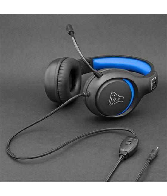 Gaming headset -compatible pc, ps4, xboxone -blue
