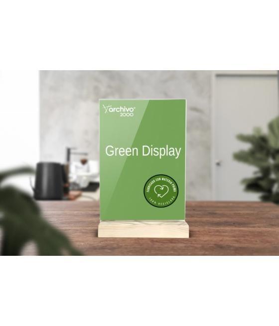 Expositor sobremesa sostenible greendisplay 4x21x33cm a4 archivo2000 15904m1 cs tp