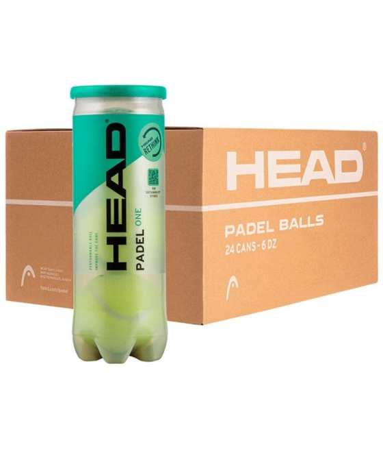 Cajón bolas head padel one/ 24 pack de 3 unidades