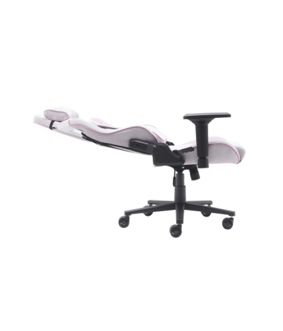 Newskill gaming takamikura v2 silla para videojuegos de pc asiento acolchado gris, rosa, blanco