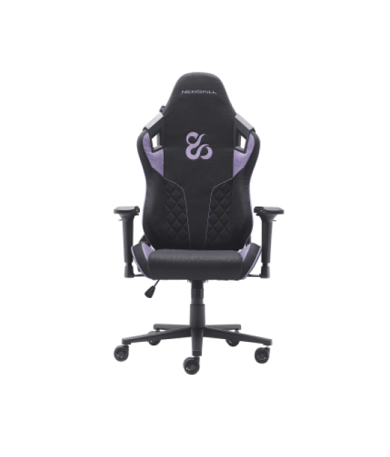 Newskill gaming takamikura v2 silla para videojuegos de pc asiento acolchado negro, púrpura